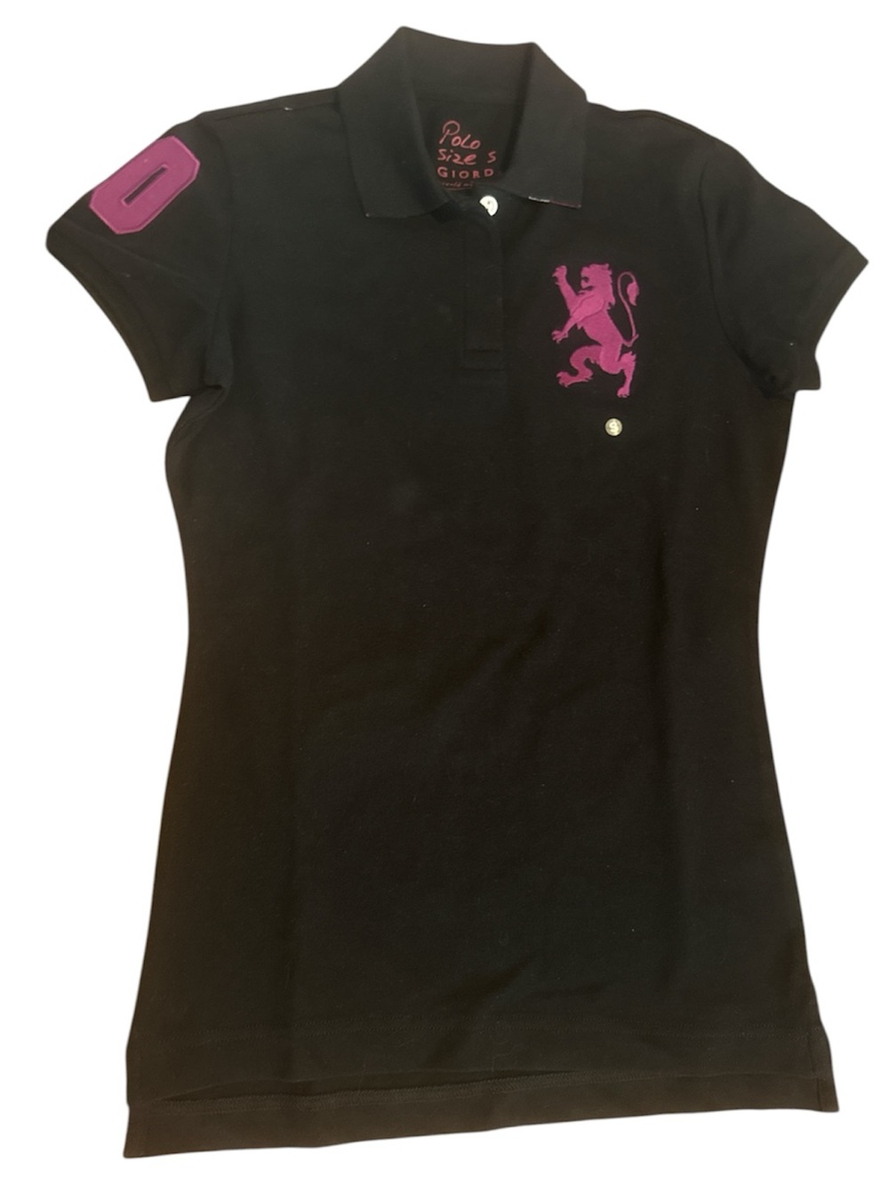 Polo Giordano women's 3D Lion Polo